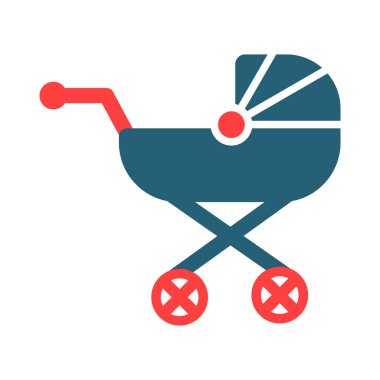 Kişisel ve ticari kullanım için taşıyıcı vektör sembolü iki renk simgesi