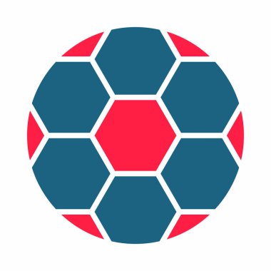 Kişisel ve ticari kullanım için Top Vektörü Kabartma İki Renk Simgesi