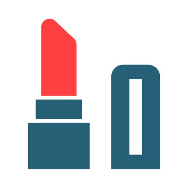 Kişisel ve ticari kullanım için Dudak Merhemi Vektör Sembolü İki Renk Simgesi