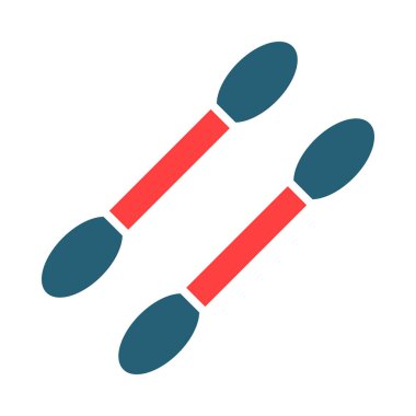 Kişisel ve Ticari Kullanım İçin Pamuk Örnekleri Vektör Kabartması İki Renk Simgesi