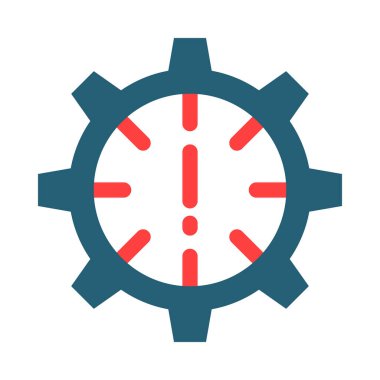 Kişisel ve Ticari Kullanım İçin Tehdit Vektörü Sembolü İki Renk Simgesi