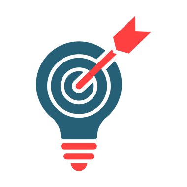 Kişisel ve ticari kullanım için Strateji Vektörü Sembolü İki Renk Simgesi