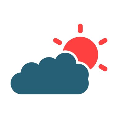 Kişisel ve ticari kullanım için Hava Vektörü Sembolü İki Renk Simgesi