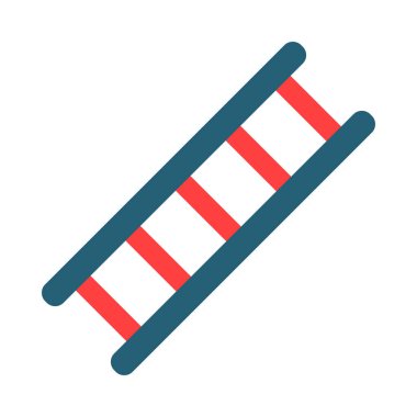 Kişisel ve ticari kullanım için Merdiven Vektörü Sembolü İki Renk Simgesi