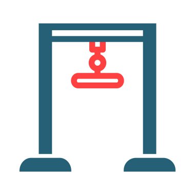 Kişisel ve ticari kullanım için Makina Vektör Sembolü İki Renk Simgesi