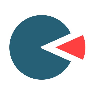 Kişisel ve ticari kullanım için Grafiksel Vektör Sembolü İki Renk Simgesi