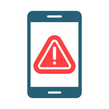 Kişisel ve Ticari Kullanım için Hata Vektörü Kabartma İki Renk Simgesi