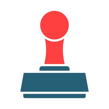 Kişisel ve ticari kullanım için Pul Vektörü Kabartma İki Renk Simgesi