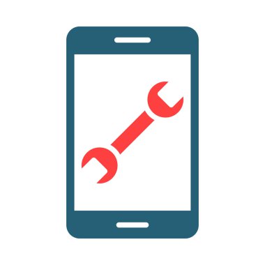 Kişisel ve ticari kullanım için Vektör Kabartma İki Renk Simgesini Düzelt