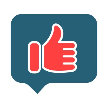 Feedback Vector Glyph Two Color Icon For Personal And Commercial Use