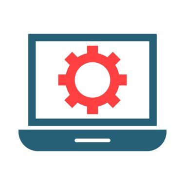 Kişisel ve ticari kullanım için Bakım Vektörü Kabartma İki Renk Simgesi