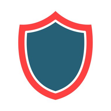 Shield Vector Glyph Two Color Icon For Personal And Commercial Use