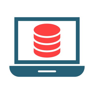 Data Vector Glyph Two Color Icon For Personal And Commercial Use