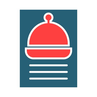 Kişisel ve ticari kullanım için Menü Vektörü Sembolü İki Renk Simgesi