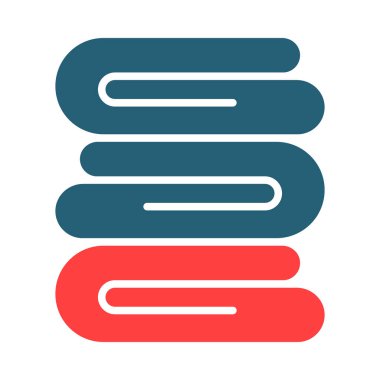 Kişisel ve ticari kullanım için Battaniye Vektörü Kabartma İki Renk Simgesi