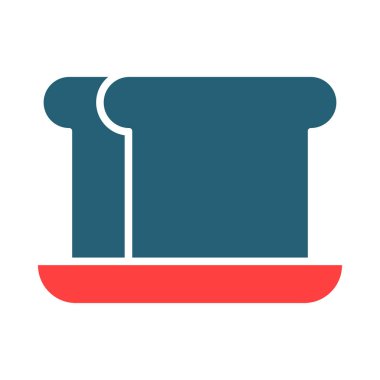 Kişisel ve Ticari Kullanım İçin Kahvaltı Vektörü Sembolü İki Renk Simgesi