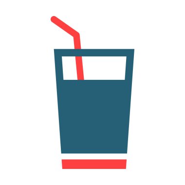 Kişisel ve ticari kullanım için vektör sembolü iki renk simgesi iç