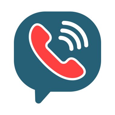 Kişisel ve ticari kullanım için Viber Vektör Kabartma İki Renk Simgesi