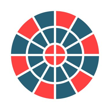 Kişisel ve ticari kullanım için Renk Vektörü Sembolü İki Renk Simgesi