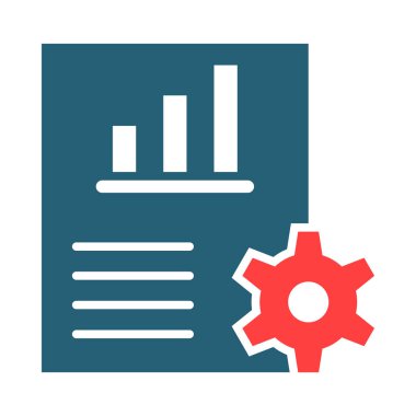 Kişisel ve ticari kullanım için Planlama Vektörü Sembolü İki Renk Simgesi