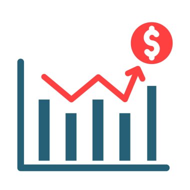 Kişisel ve ticari kullanım için Satış Vektörü Kabartma İki Renk Simgesi