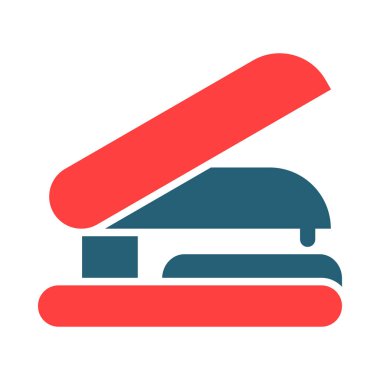 Kişisel ve Ticari Kullanım İçin İki Renk Simgesi Daktilo Vektörü