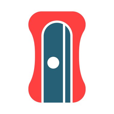 Kişisel ve Ticari Kullanım İçin Kalem Kesicisi Vektör Sembolü İki Renk Simgesi