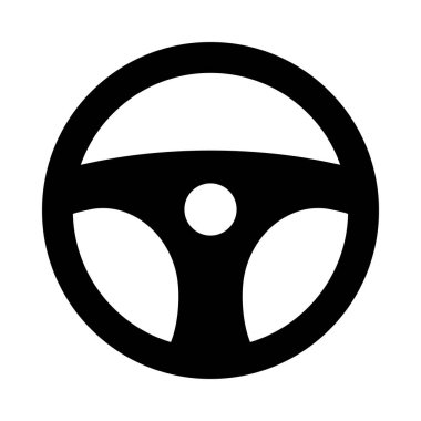 Kişisel ve ticari kullanım için Direksiyon Vektörü Glyph Simgesi