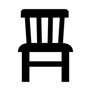 Kişisel ve Ticari Kullanım İçin Sandalye Vektörü Kabartma Simgesi