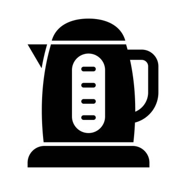 Kişisel ve Ticari Kullanım İçin Kettle Vektör Kabartma Simgesi