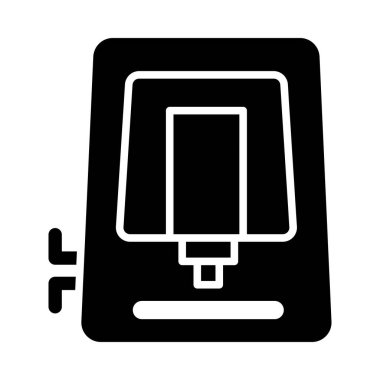 Kişisel ve ticari kullanım için Su Temizleyici Vektör Kabartma Simgesi