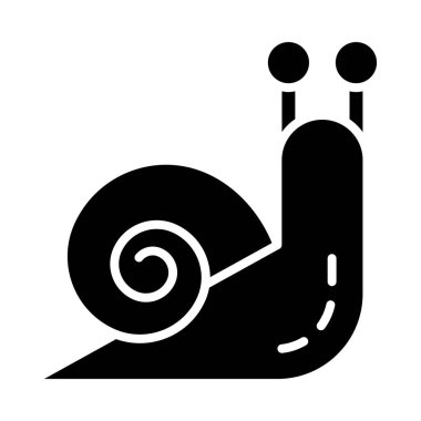 Kişisel ve ticari kullanım için Salyangoz Vektörü Glyph Simgesi