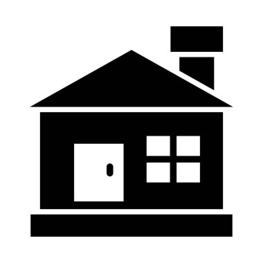 Kişisel ve Ticari Kullanım İçin Ev Vektörü Kabartma Simgesi