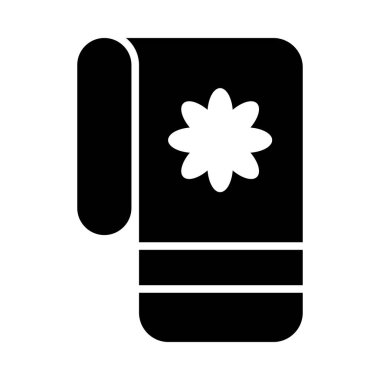 Kişisel ve ticari kullanım için Havlu Vektörü Kabartma Simgesi