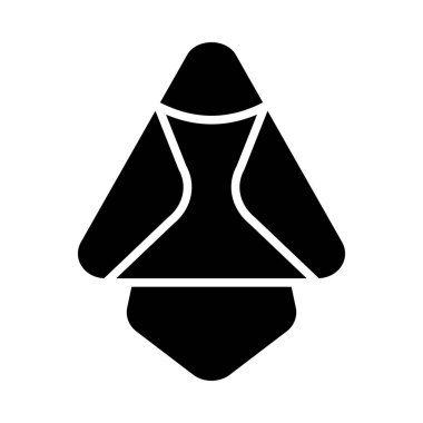 Kişisel ve ticari kullanım için Bebek Havlusu Vektörü Kabartma Simgesi