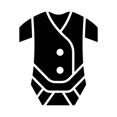 Kişisel ve ticari kullanım için Bebek Elbiseleri Vektör Sembolü