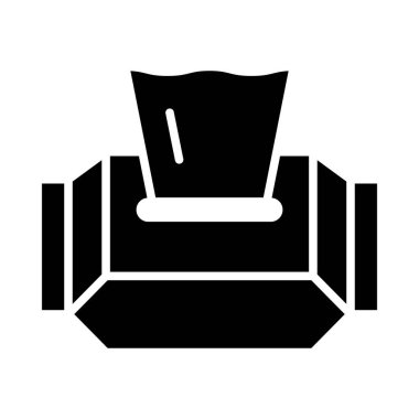 Kişisel ve ticari kullanım için vektör kabartma simgesini siler