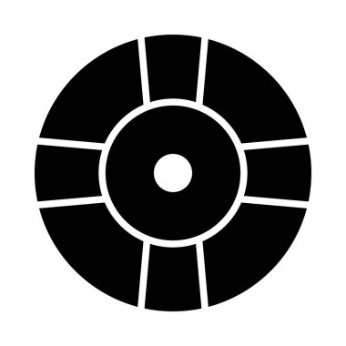 Kişisel ve Ticari Kullanım için CD Vektörü Kabartma Simgesi