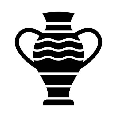 Kişisel ve ticari kullanım için Vazo Vektörü Kabartma Simgesi