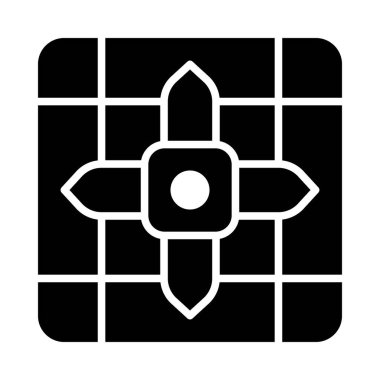 Kişisel ve Ticari Kullanım İçin Mozaik Vektör Kabartma Simgesi