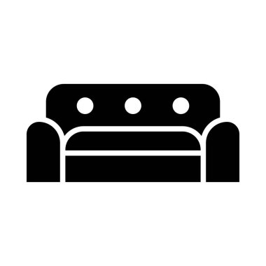 Kişisel ve Ticari Kullanım için Kanepe Vektörü Kabartma Simgesi