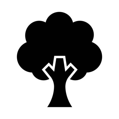 Kişisel ve ticari kullanım için Ağaç Vektörü Kabartma Simgesi