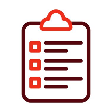 Kişisel ve Ticari Kullanım İçin Kılavuz Çizgi İki Renk Simgeleri