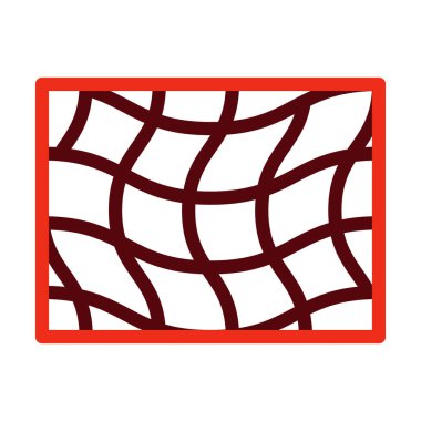 Kişisel ve ticari kullanım için ağ Vektörü Kalın Çizgisi İki Renk Simgesi