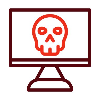 Kişisel ve ticari kullanım için Vektör Kalın Çizgisi İki Renk Simgeleri