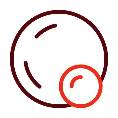 Kişisel ve ticari kullanım için Taşlar Vektör Kalın Çizgisi İki Renk Simgesi