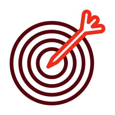 Kişisel ve ticari kullanım için Görev Vektörü Kalın Çizgi İki Renk Simgesi