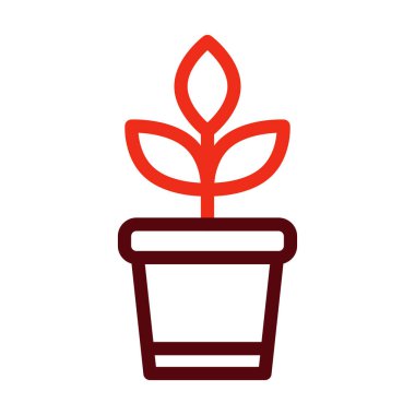 Kişisel ve ticari kullanım için Vektör Kalın Çizgisi İki Renk Simgesi