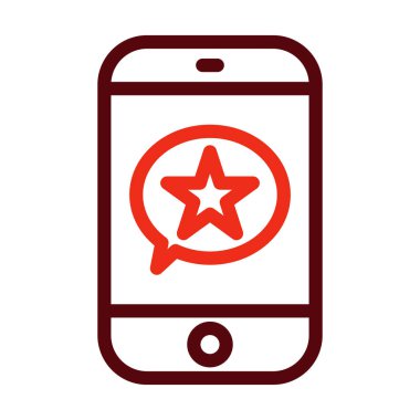 Kişisel ve Ticari Kullanım İçin Favori Vektör Kalın Çizgi İki Renk Simgeleri