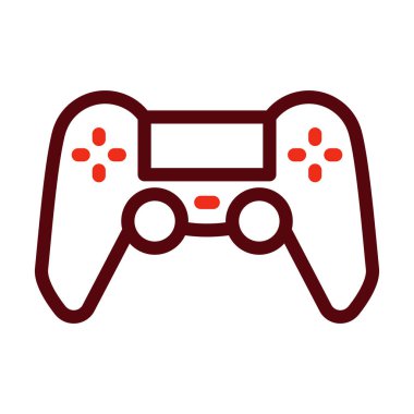 Kişisel ve ticari kullanım için Denetleyici Vektör Kalın Çizgi İki Renk Simgeleri